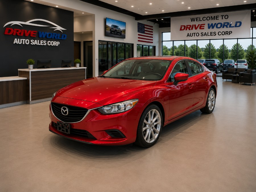 Soul Red Metallic 2016 Mazda MAZDA6 i Touring Sedan Front-Wheel Drive Automatic