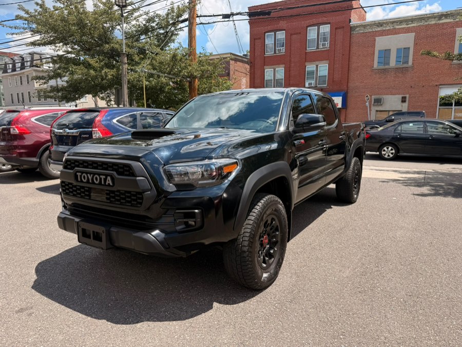 Midnight Black Metallic 2019 Toyota Tacoma TRD Pro Double Cab 4WD Pickup Truck Four-Wheel Drive Manual