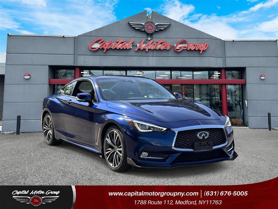Blue 2017 INFINITI Q60 3.0t Premium Coupe AWD Coupe All-Wheel Drive Automatic
