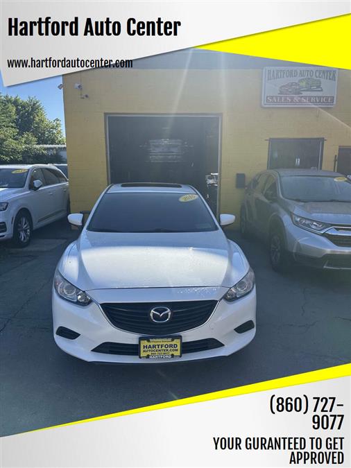 Snowflake White Pearl 2016 Mazda MAZDA6 i Touring Sedan Front-Wheel Drive Automatic