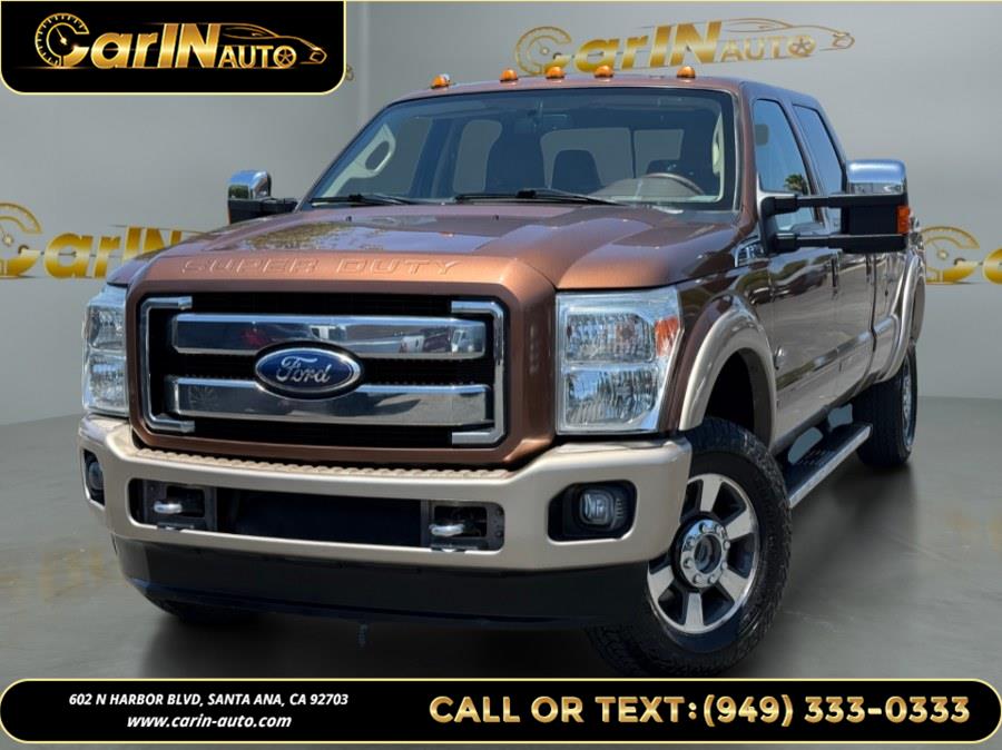 Golden Bronze Metallic 2011 Ford F-350 Super Duty King Ranch Crew Cab 4WD Pickup Truck Four-Wheel Drive Automatic